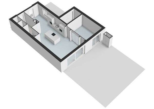 Floorplan - Zandenburg 46, 2342 BV Oegstgeest